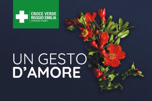 OF-immagine-news testo "Un gesto d'amore" con mazzo di fiori su fondo blu