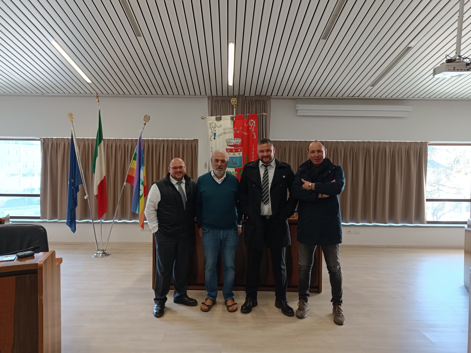 con Sindaco Castelnovo Nè Monti